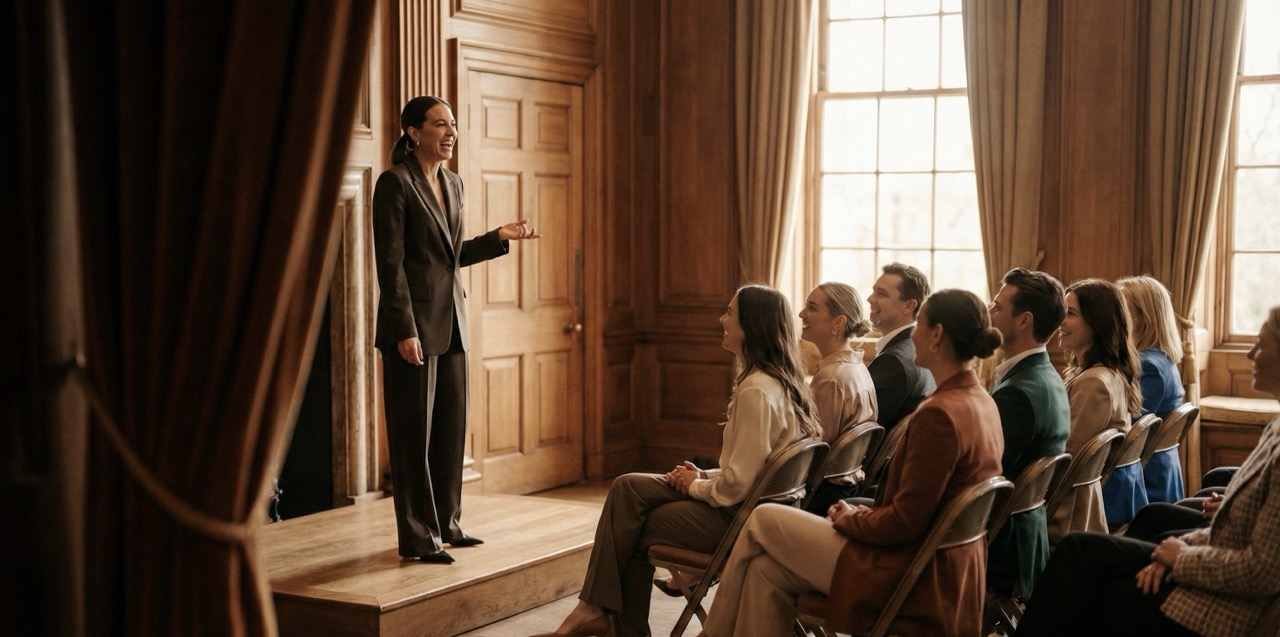 Voice & Presence: A Public Speaking Warm-up for Sales Teams Voice & Presence: A Public Speaking Warm-up for Sales Teams