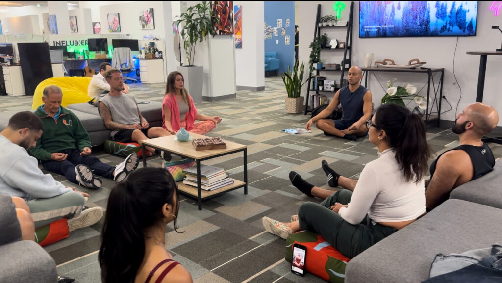 Guided breathwork and meditation session (in person or online)- group or individual