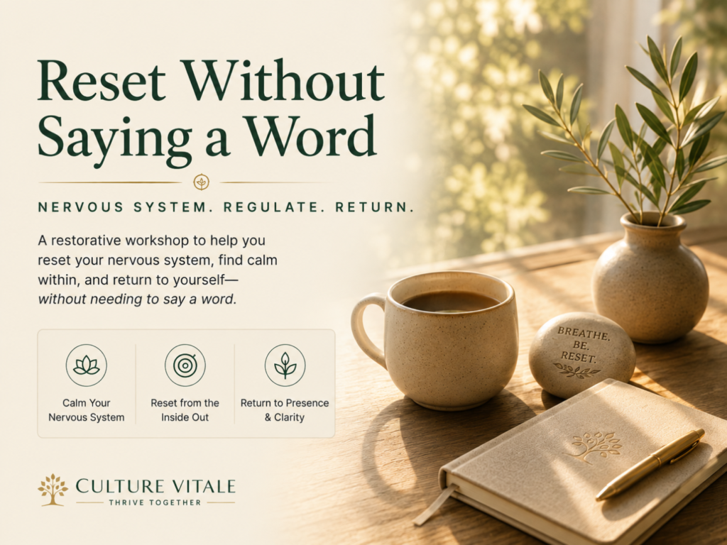 Reset Without Saying a Word