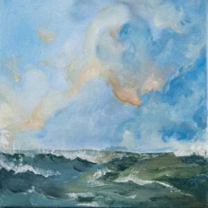 original artwork on canvas, seascape