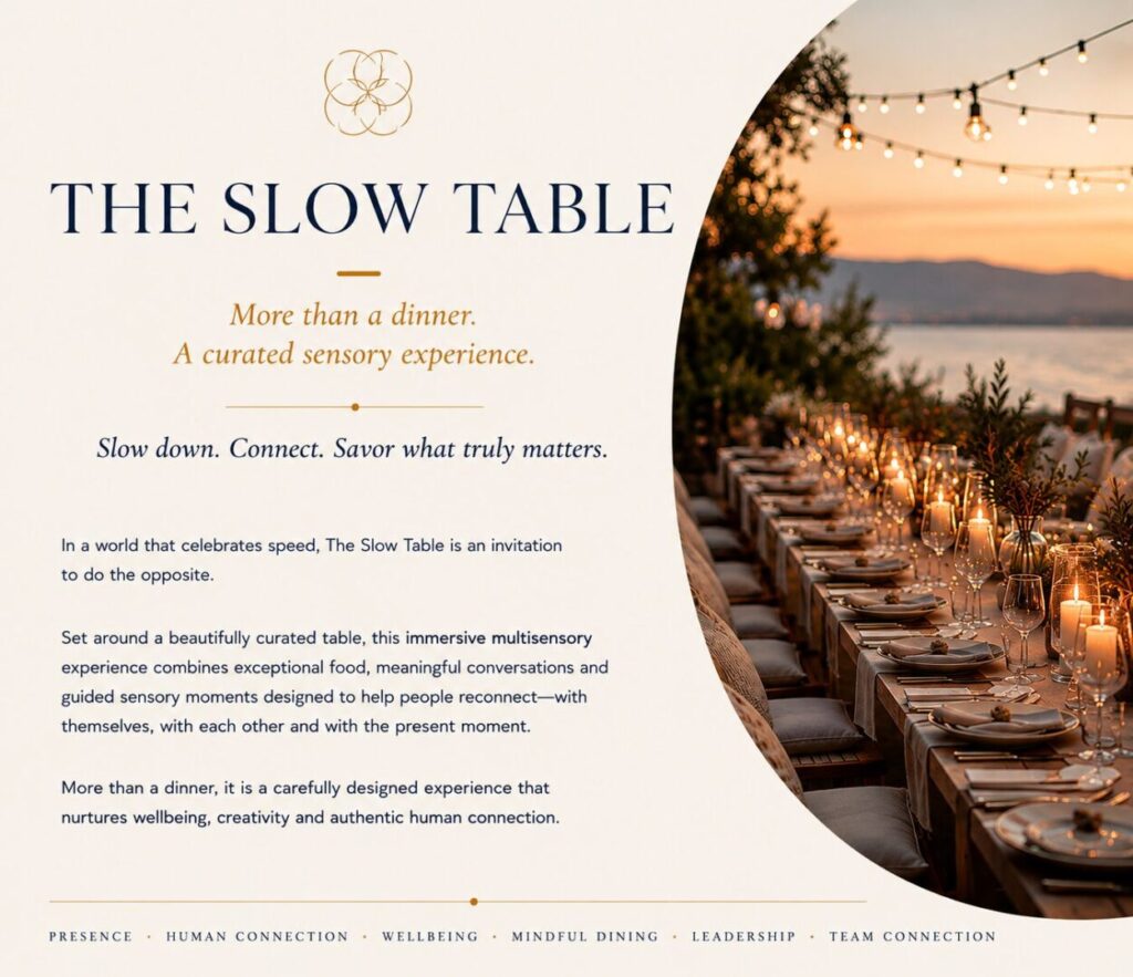 The Slow Table – An Exclusive Leadership & Wellbeing Experience