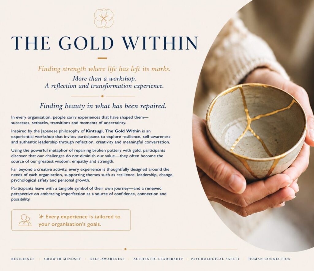 THE GOLD WITHIN – Finding strength where life has left its marks.