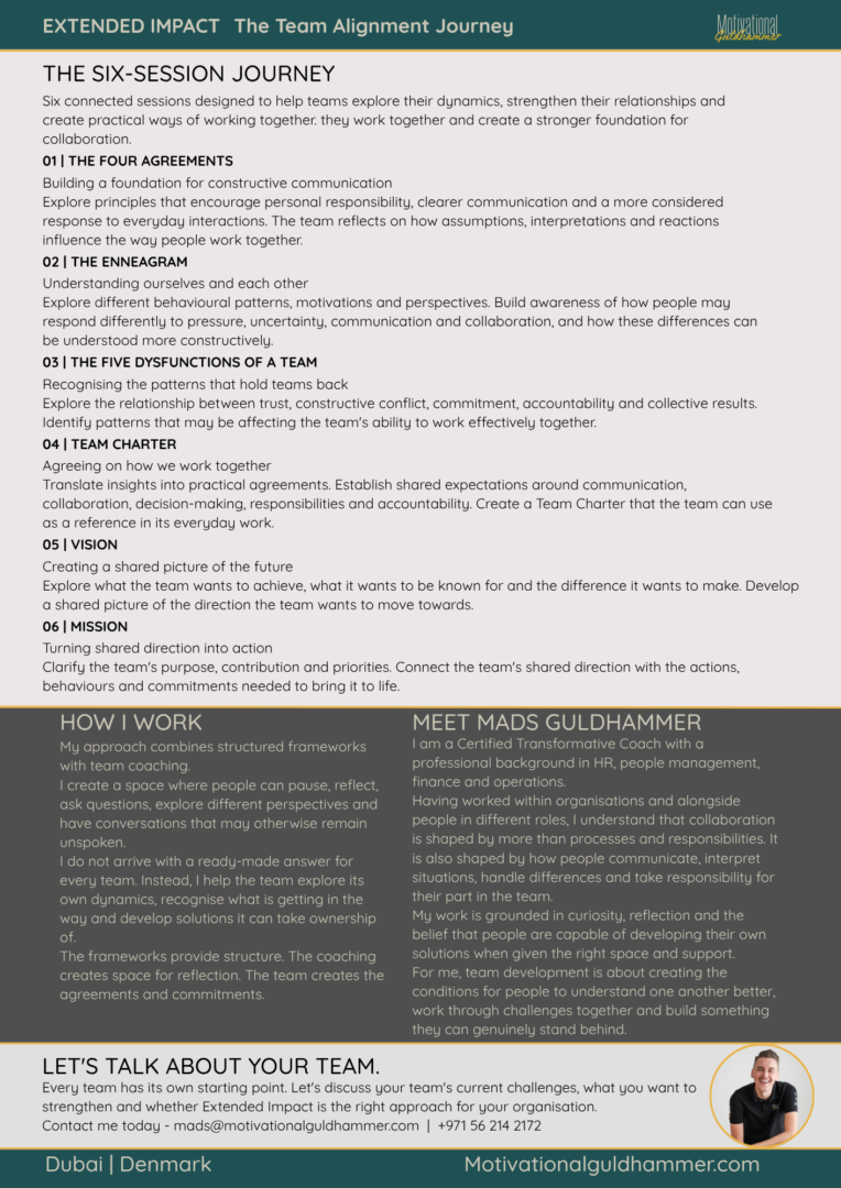 EXTENDED IMPACT – The Team Alignment Journey2