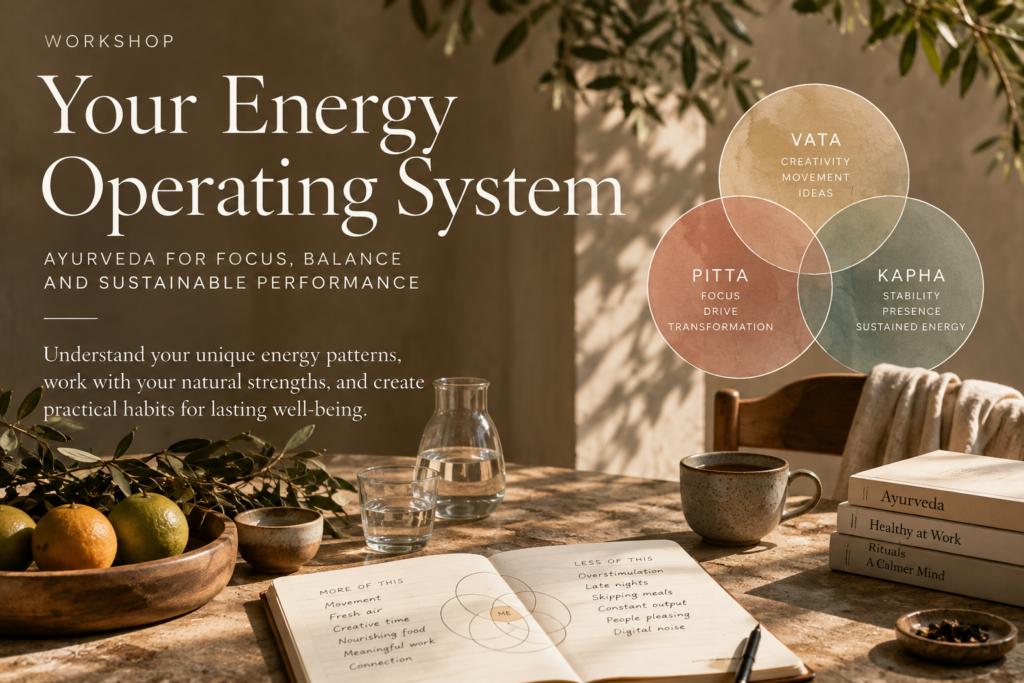Ayurveda for Energy, Focus & Sustainable Performance